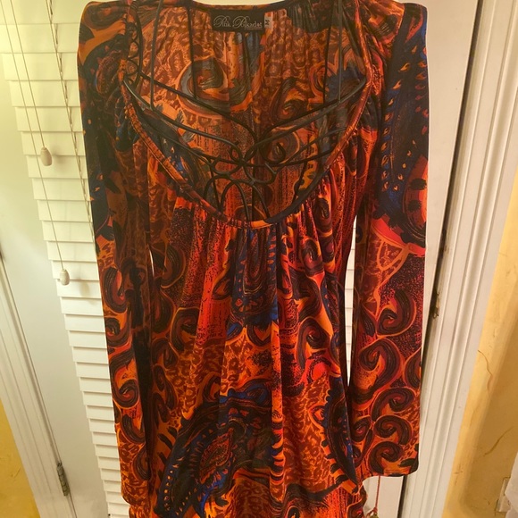 PINK POLKADOT MIDI with Bell Sleeves - Picture 7 of 10